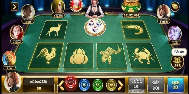 Vài nét cơ bản về bầu cua mini