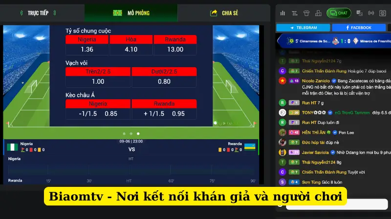 Biaomtv - Nơi kết nối khán giả và người chơi